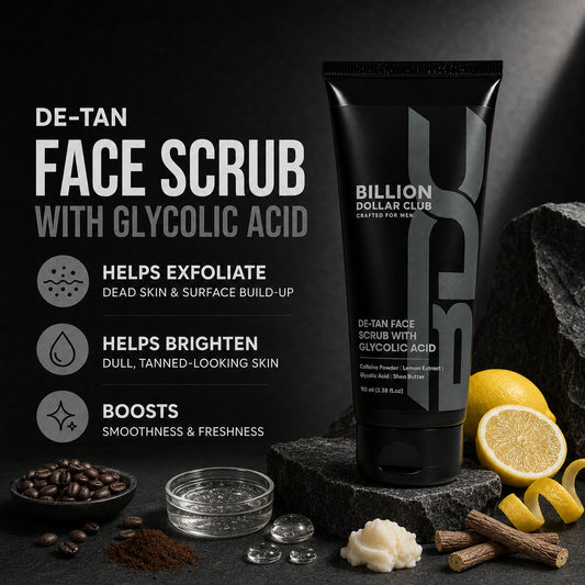 De-Tan Face Scrub with Glycolic Acid