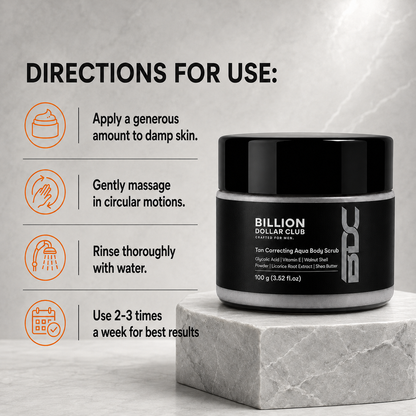 Tan Correcting Aqua Body Scrub