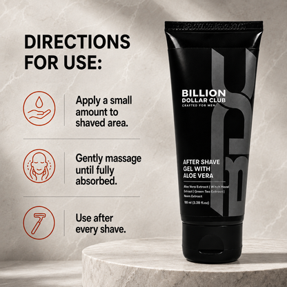 After Shave Gel with Aloe Vera