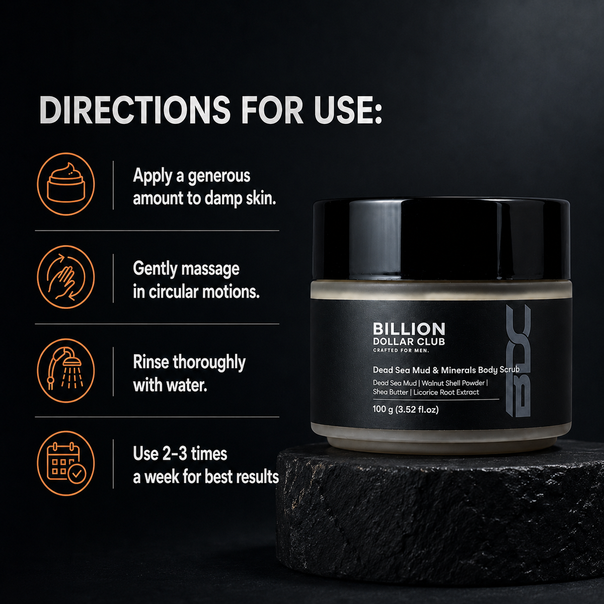 Dead Sea Mud and Minerals Body Scrub