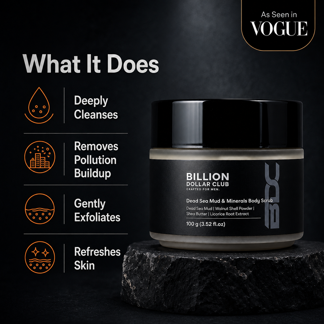 Dead Sea Mud and Minerals Body Scrub