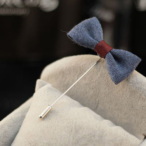 Classic Bow Tie Inspired Suit Pin