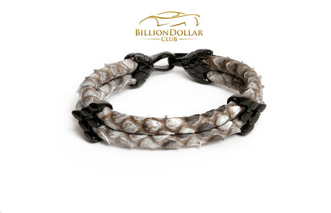 Natural Python Leather Bracelet