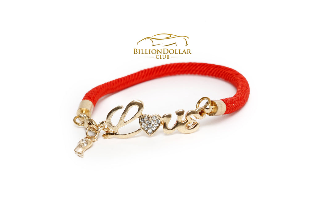 Ladies Red Love Bracelet - Classy Gift