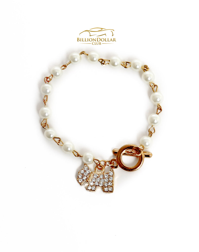 Ladies Classic Pet Dog Bracelet with Charms